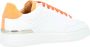 Philipp Plein Wit en Oranje Geperforeerde Leren Sneakers White Heren - Thumbnail 6