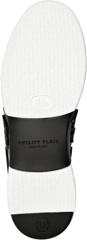 Philipp Plein Witte Platte Sneakers Hexagon Phantom Kicks Wit Heren