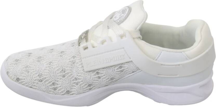 Philipp Plein Witte Polyester Casual Sneakers Wit Dames