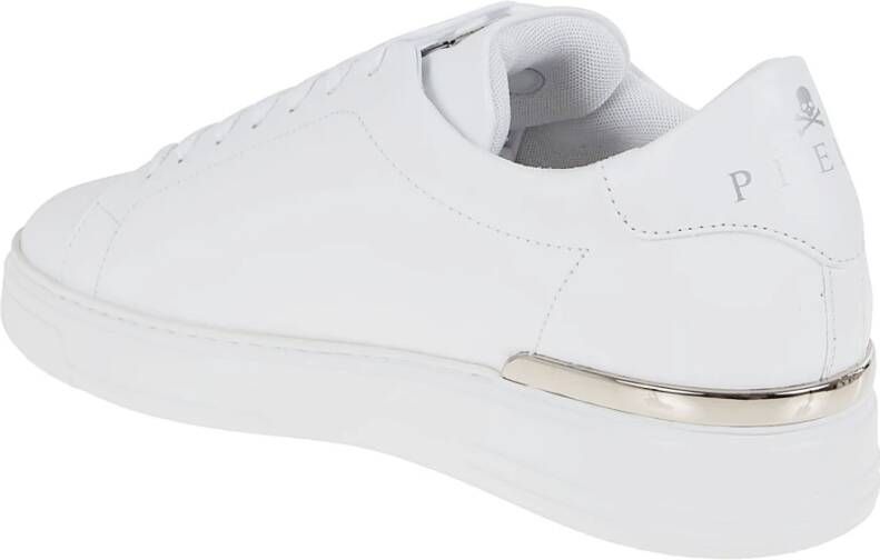 Philipp Plein Witte Sneakers Stijlvolle Lage Schoenen