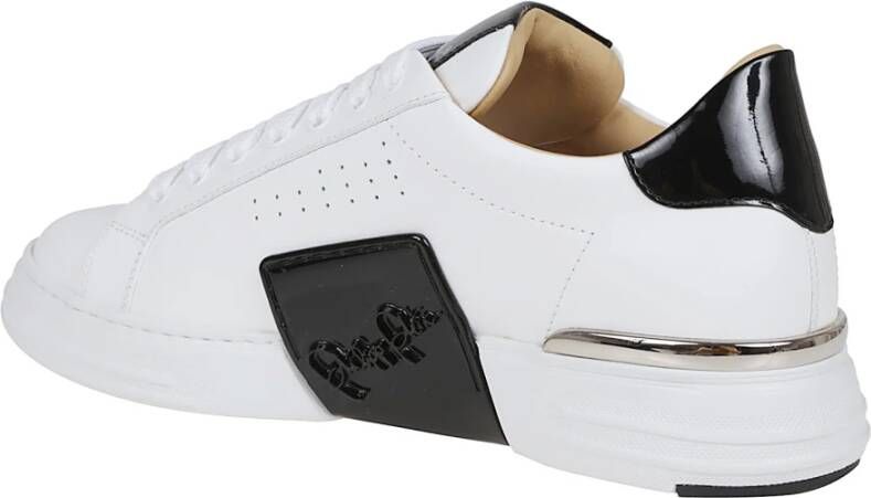 Philipp Plein Witte Sneakers voor Heren Stijlvol