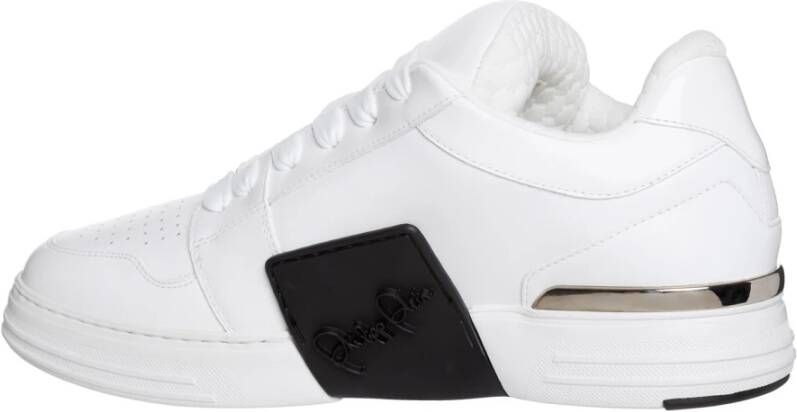 Philipp Plein Zeshoekige Super Street sneakers Wit Heren