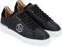 Philipp Plein Zwarte leren Lo-Top sneaker Black Heren - Thumbnail 3