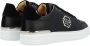 Philipp Plein Zwarte leren Lo-Top sneaker Black Heren - Thumbnail 4