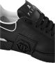 Philipp Plein Zwarte Nappa Leren Lage Sneakers - Thumbnail 2