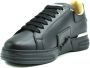 Philipp Plein Phantom Kick$ Sneakers Vetersluiting Effen Patroon Black Heren - Thumbnail 8