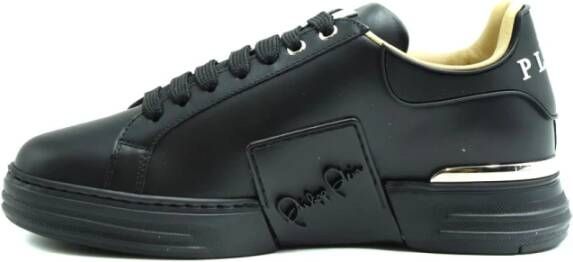 Philipp Plein Zwarte Sneakers voor Heren Aw23 Zwart Heren