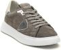 Philippe Model Anthracite Temple Low Sneakers Gray Heren - Thumbnail 2