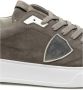 Philippe Model Anthracite Temple Low Sneakers Gray Heren - Thumbnail 4