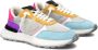 Philippe Model Multicolor Nylon Sneakers met Suède en Leren Details Meerkleurig Dames - Thumbnail 9
