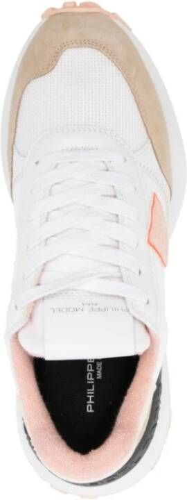 Philippe Model Antibes Low Sneakers Wit Roze Multicolor Dames