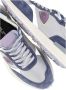 Philippe Model Zilveren Hardloopschoenen met Paars Logo Blue Dames - Thumbnail 4