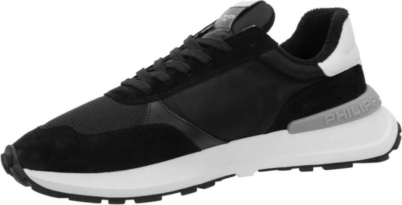 Philippe Model Antibes Sneakers Stijlvolle en Comfortabele Herensneakers Zwart Heren