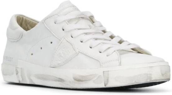 Philippe Model Basic Blanc Lage Sneakers White Heren