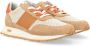 Philippe Model Beige en Oranje Suède Sneaker Tour Multicolor Heren - Thumbnail 2