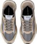 Philippe Model Beige Panel Sneakers met Rubberen Zool - Thumbnail 2