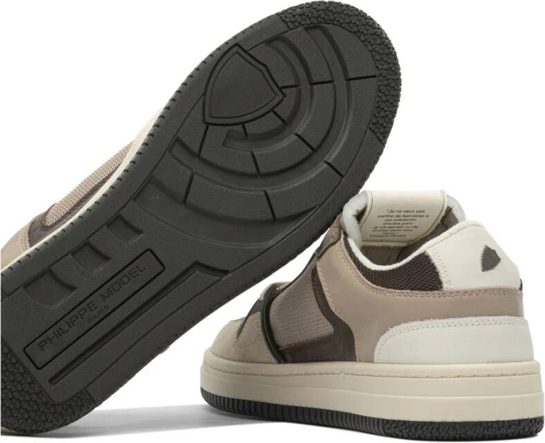 Philippe Model Beige Sneakers voor Mannen Aw25