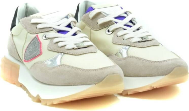 Philippe Model Beige Sneakers voor Vrouwen
