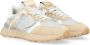 Philippe Model Beige Suede Antibes Sneaker met Zilveren Mesh Beige Dames - Thumbnail 2