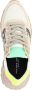 Philippe Model Beige Suède en Pailletten Hoge Sneaker Multicolor Dames - Thumbnail 5