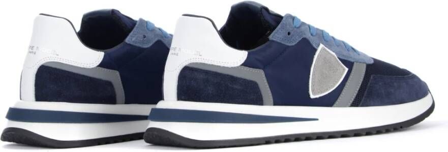 Philippe Model Blauw en grijs Tropez 2.1 Sneakers Multicolor Heren