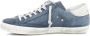 Philippe Model Blauwe Leren Sneakers met Contrasterende Details Blue Heren - Thumbnail 12