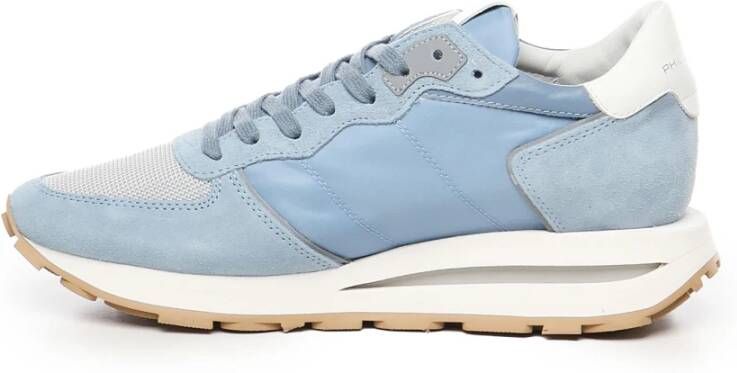 Philippe Model Blauwe Sneakers met Memory Foam Binnenzool