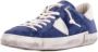 Philippe Model Blauwe Suède Sneakers met Boter Details - Thumbnail 5