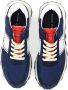 Philippe Model Suède Logo Sneakers Rubberen Zool Blue Heren - Thumbnail 28