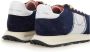 Philippe Model Suède Logo Sneakers Rubberen Zool Blue Heren - Thumbnail 30