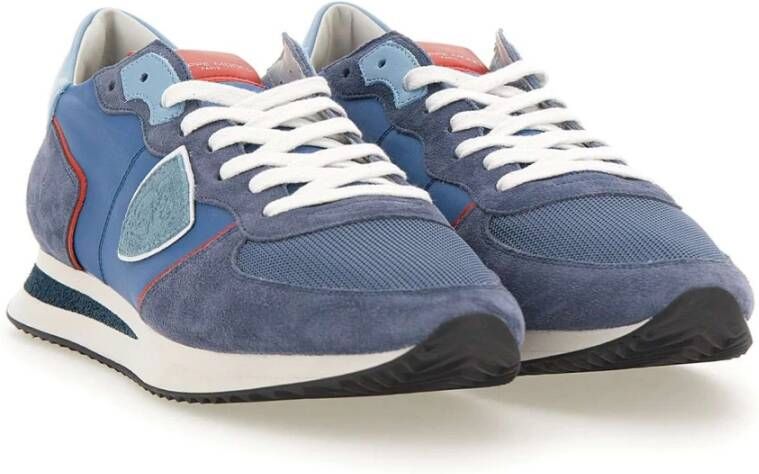 Philippe Model Blauwe Sneakers van Blue Heren