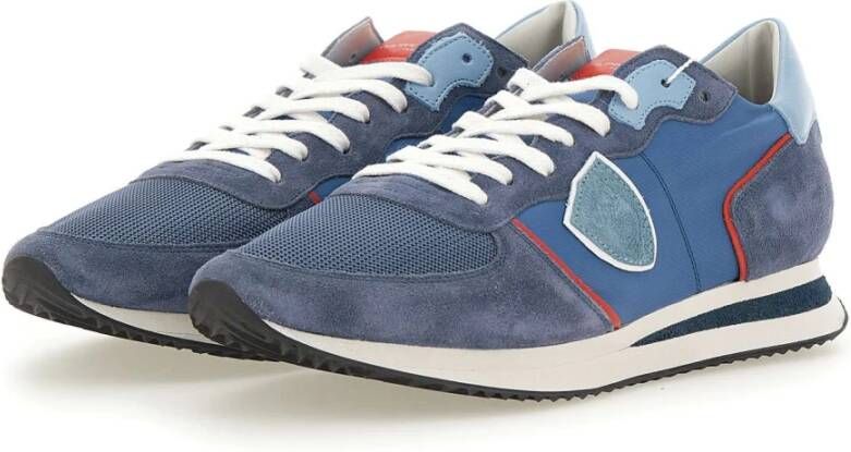 Philippe Model Blauwe Sneakers van Blue Heren