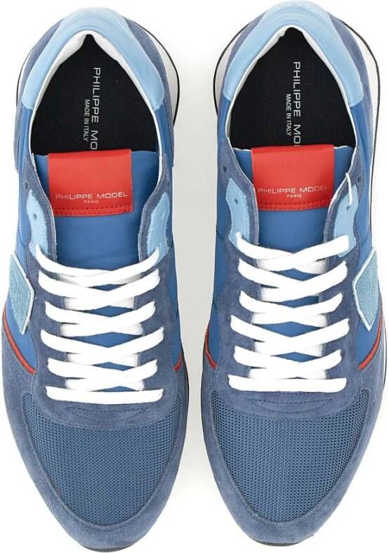 Philippe Model Blauwe Sneakers van Blue Heren