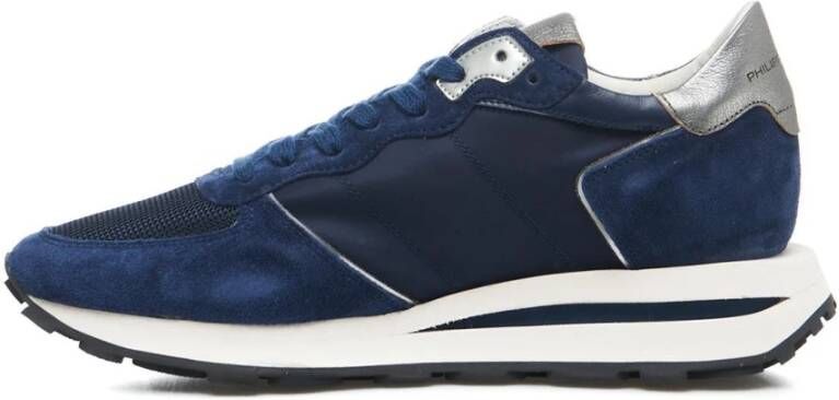 Philippe Model Blauwe Sneakers voor Dames Blue Dames