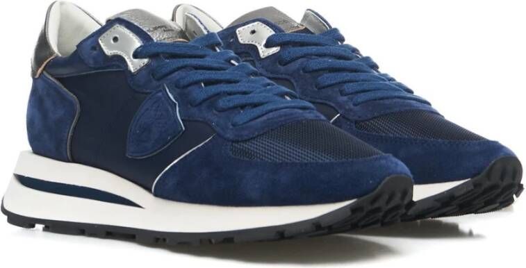 Philippe Model Blauwe Sneakers voor Dames Blue Dames