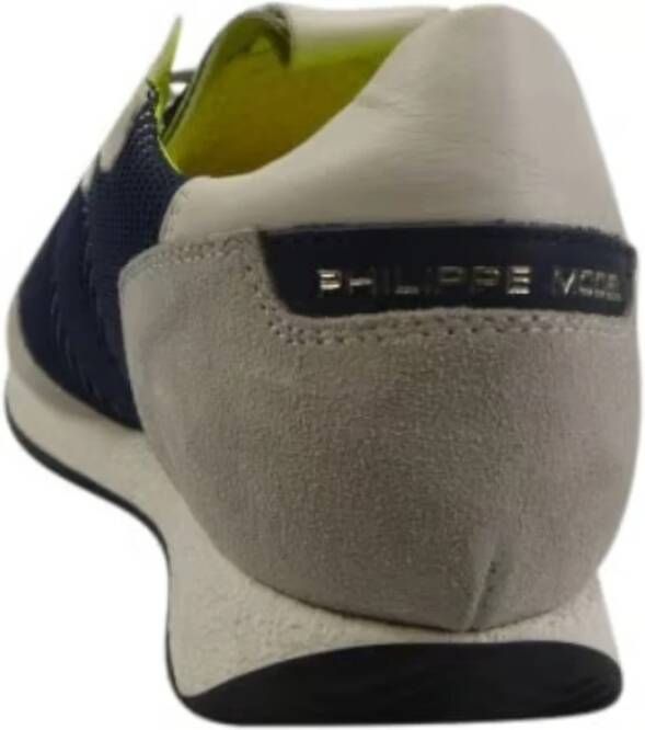 Philippe Model Blauwe Sneakers voor Heren