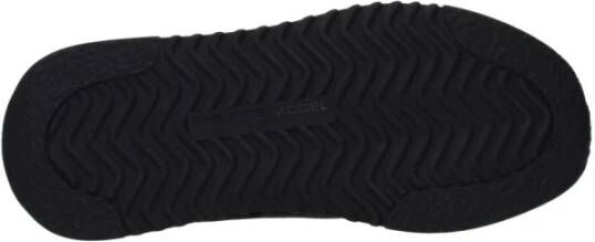 Philippe Model Blauwe Suède Leren Logo Sneakers
