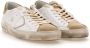 Philippe Model Vernieuwde Prsx Sneaker met Vintage Afwerking Beige Heren - Thumbnail 11