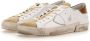 Philippe Model Vernieuwde Prsx Sneaker met Vintage Afwerking Beige Heren - Thumbnail 16