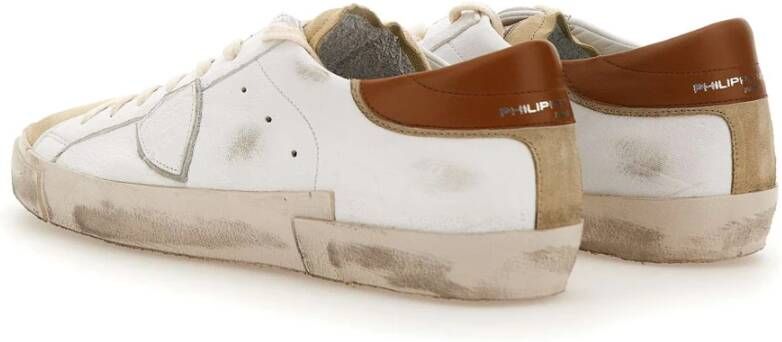 Philippe Model Bruine Sneakers met Stijl Brown Heren