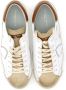Philippe Model Vernieuwde Prsx Sneaker met Vintage Afwerking Beige Heren - Thumbnail 18