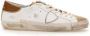 Philippe Model Vernieuwde Prsx Sneaker met Vintage Afwerking Beige Heren - Thumbnail 32