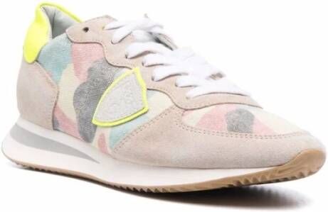 Philippe Model Camouflage Print Sneakers Multicolor Dames