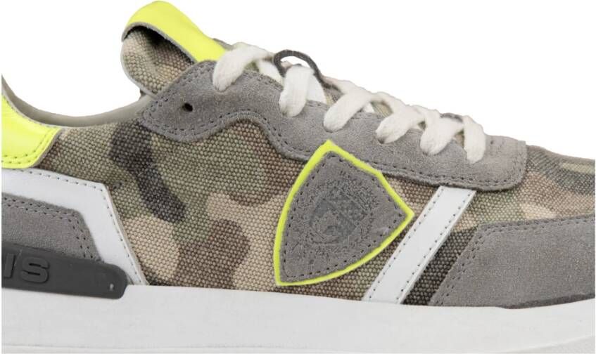 Philippe Model Camouflage Stijl Veters Dames Sneakers