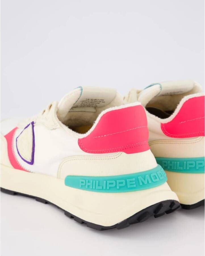 Philippe Model Dames Antibes Low Sneaker Beige Mult Multicolor Dames