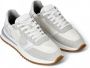 Philippe Model Ivoor Leren Sneakers met Contrasterende Details Beige Heren - Thumbnail 3