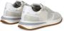 Philippe Model Ivoor Leren Sneakers met Contrasterende Details Beige Heren - Thumbnail 4
