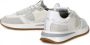 Philippe Model Ivoor Leren Sneakers met Contrasterende Details Beige Heren - Thumbnail 6