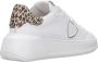 Philippe Model Dierenprint Lage Top Sneakers White Dames - Thumbnail 12