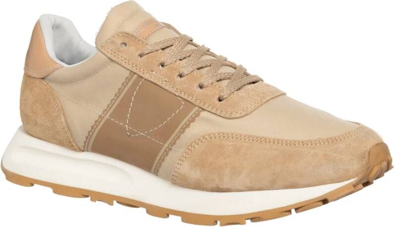 Philippe Model Eenvoudige Hardloopsneakers met veters Beige Dames